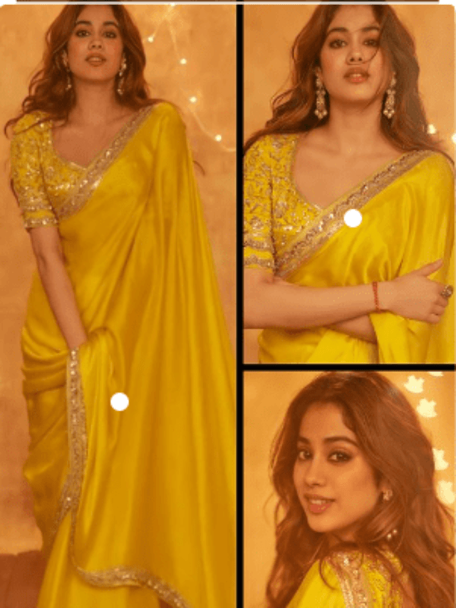JANHVI KAPOOR IS A VISION TO BEHOLD IN A SOUTH INDIAN- STYLE SAREE AT AMBANI BASH